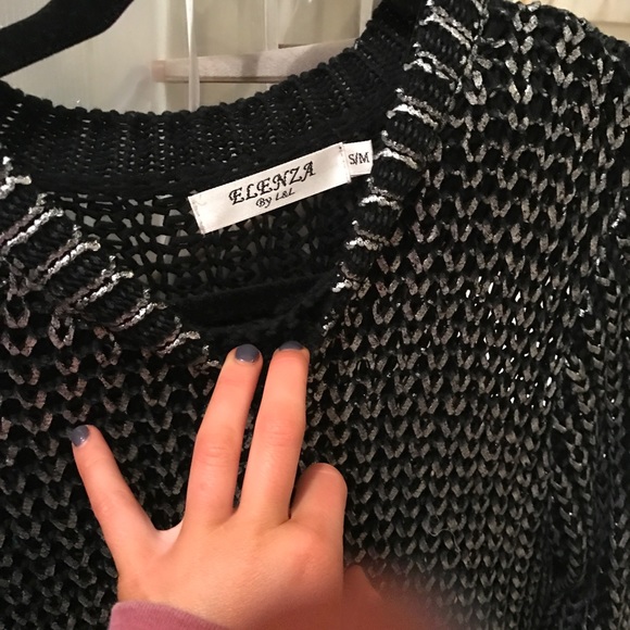 Nasty Gal metallic sweater - Picture 2 of 4